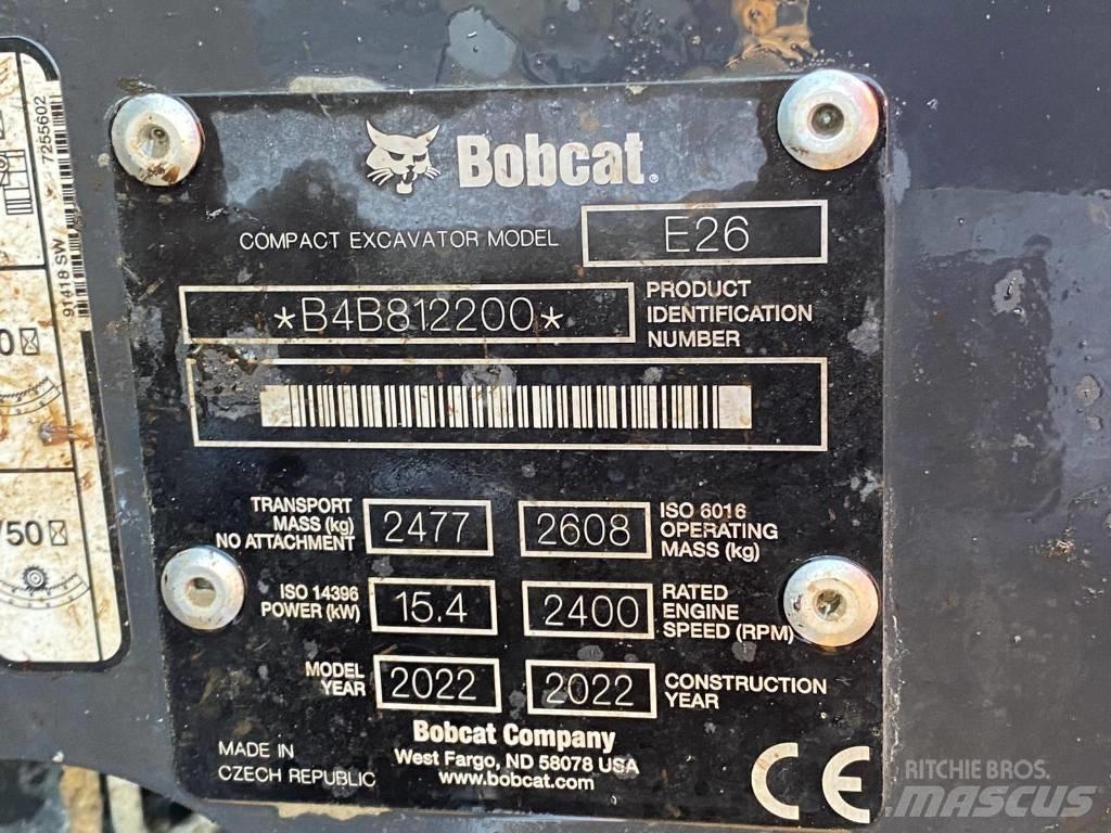 Bobcat E 26 Minibagger < 7t