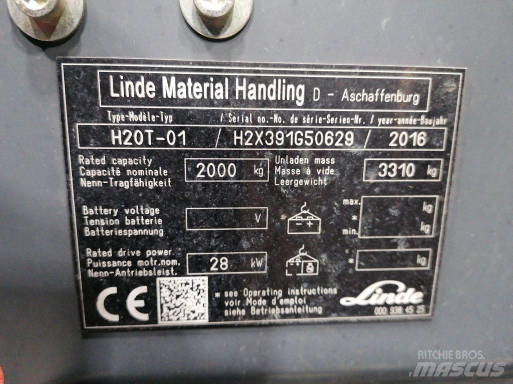 Linde H20T-01 Gas Stapler