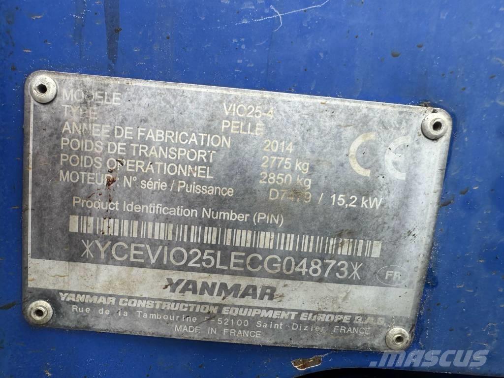 Yanmar Vio 25-4 Minibagger < 7t