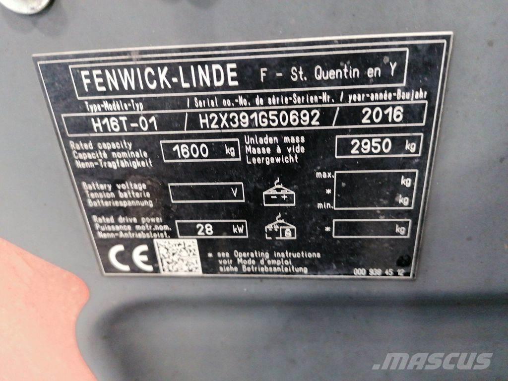 Linde H16T-01 Gas Stapler