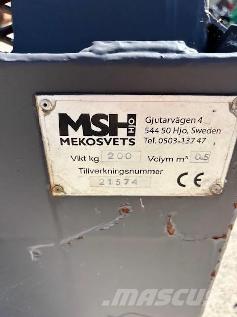  MSH Planeringskopa Schaufeln