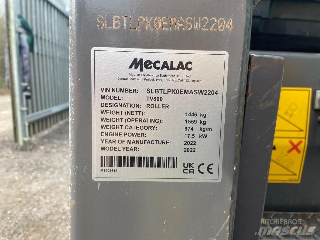 Mecalac TV 800 Tandemwalzen