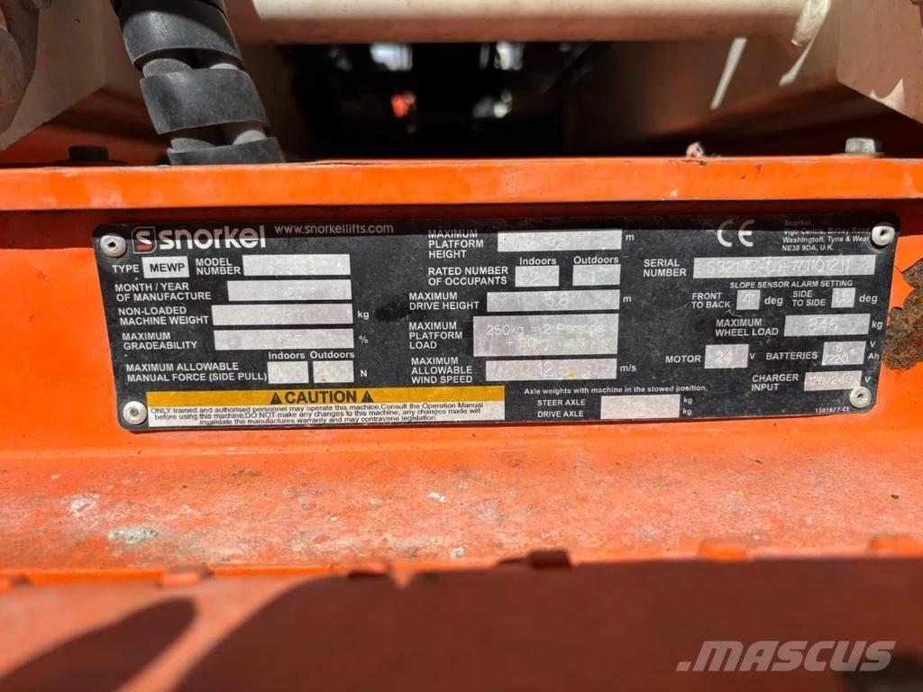 Snorkel S3219E Scheren-Arbeitsbühnen