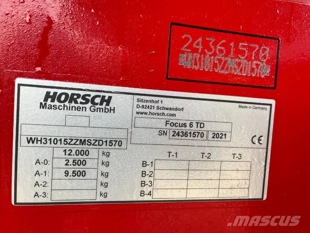 Horsch Focus 6 TD Drillmaschinen