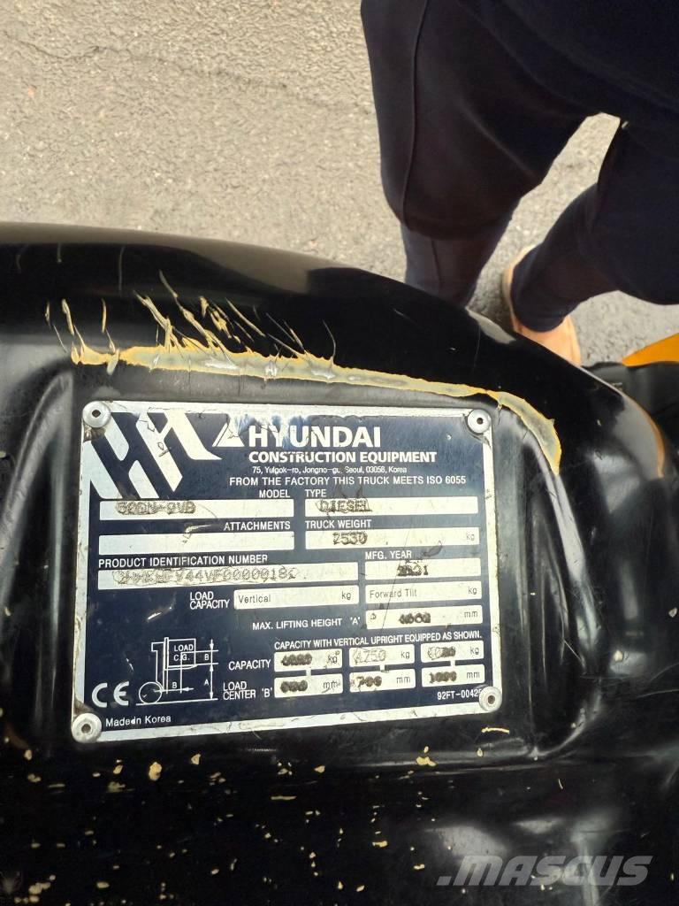 Hyundai 50 DN-9 VB Diesel Stapler