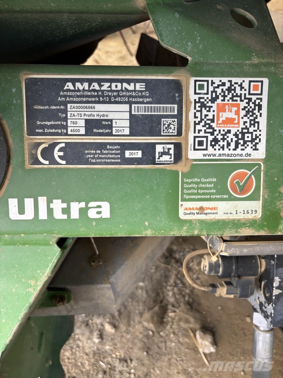 Amazone ZA TS 4200 Flüssigdüngerstreuer