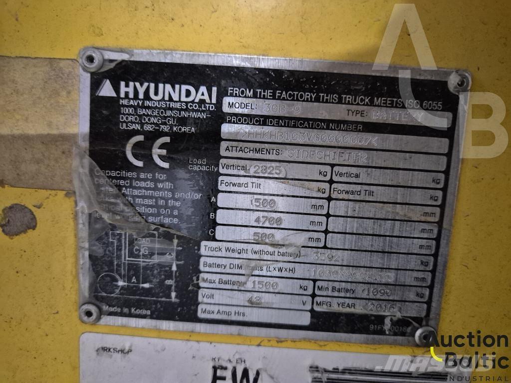 Hyundai 30B-9 Elektro Stapler