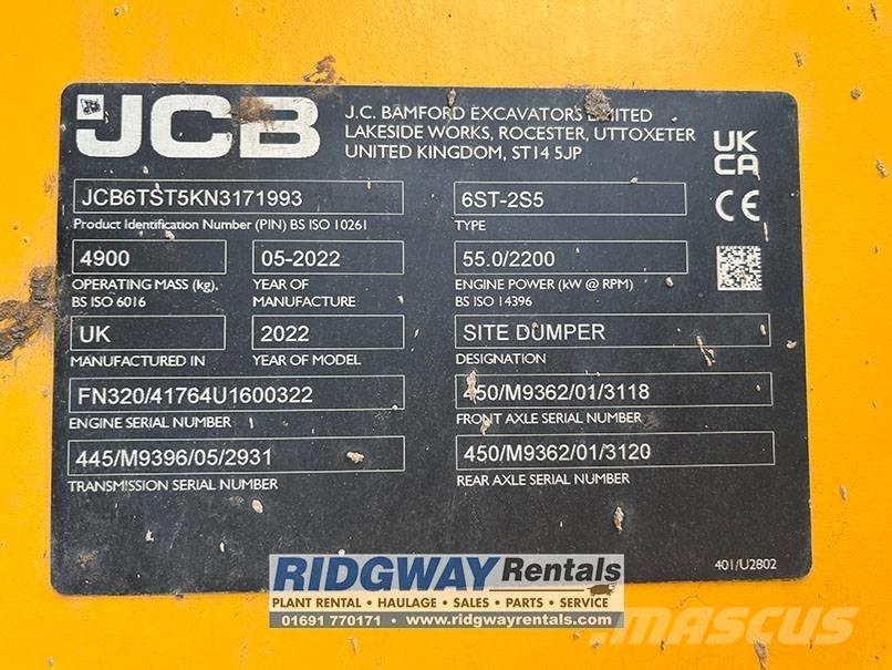JCB 6 ST Minidumper