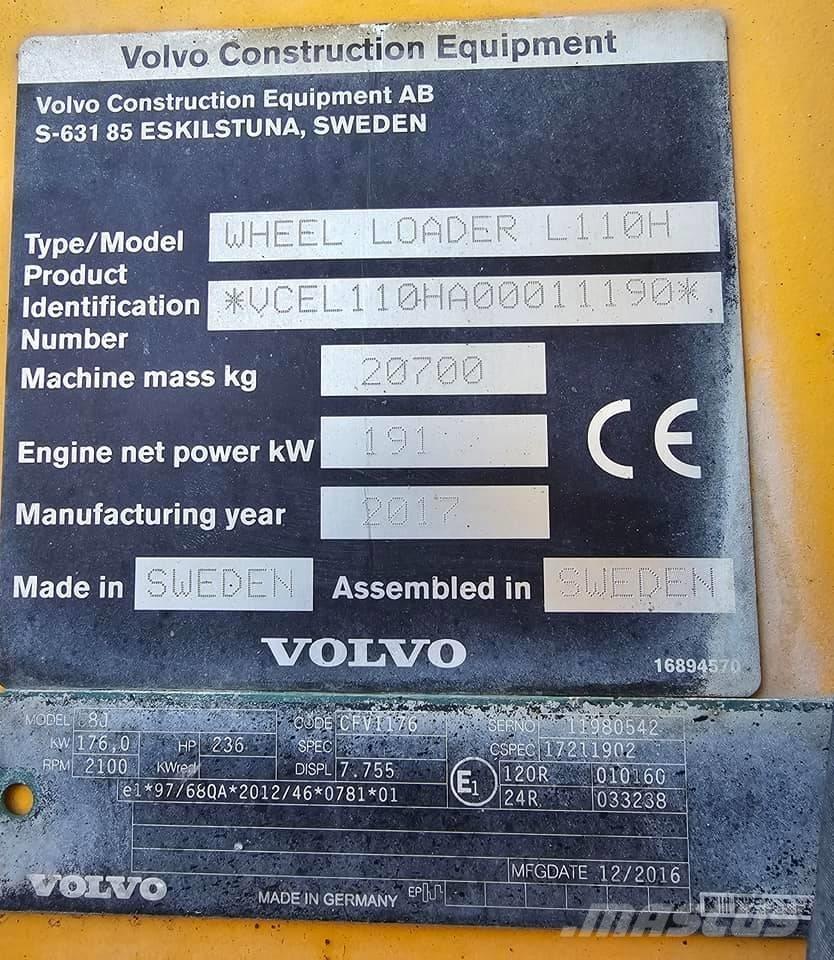 Volvo L 110 H Radlader