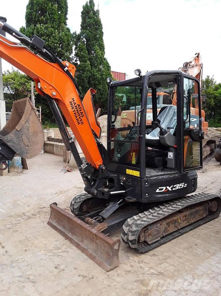 Doosan DX 35 Z Minibagger < 7t