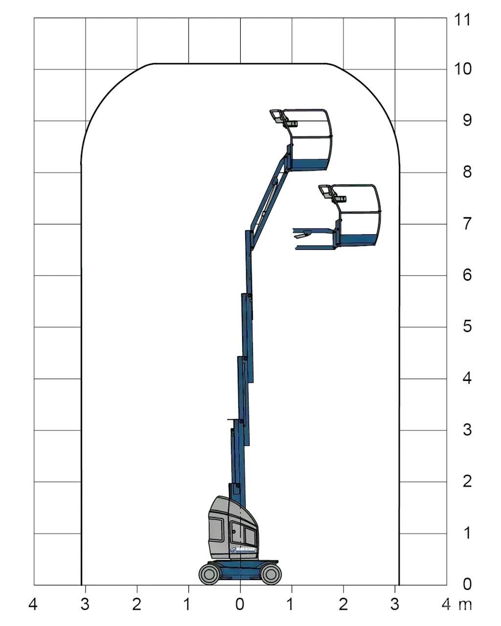 JLG Toucan 10E-L Gelenkteleskoparbeitsbühnen