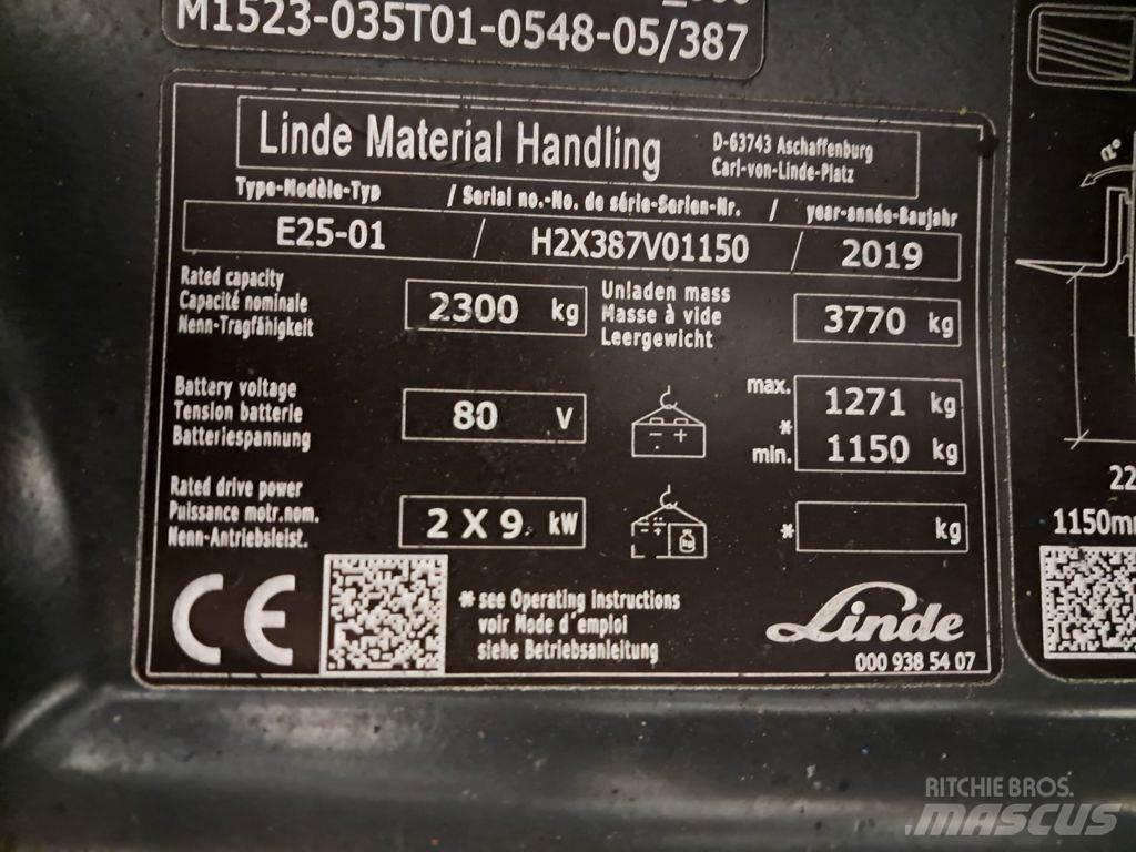 Linde E25-01 Elektro Stapler