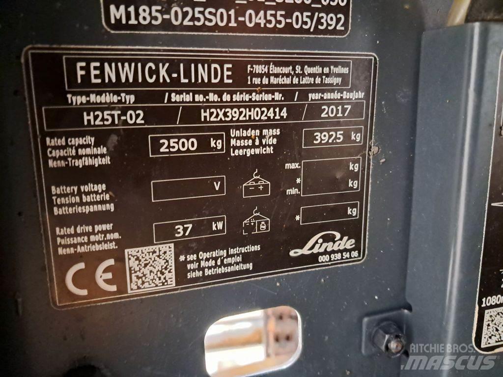 Linde H25T-02 Gas Stapler