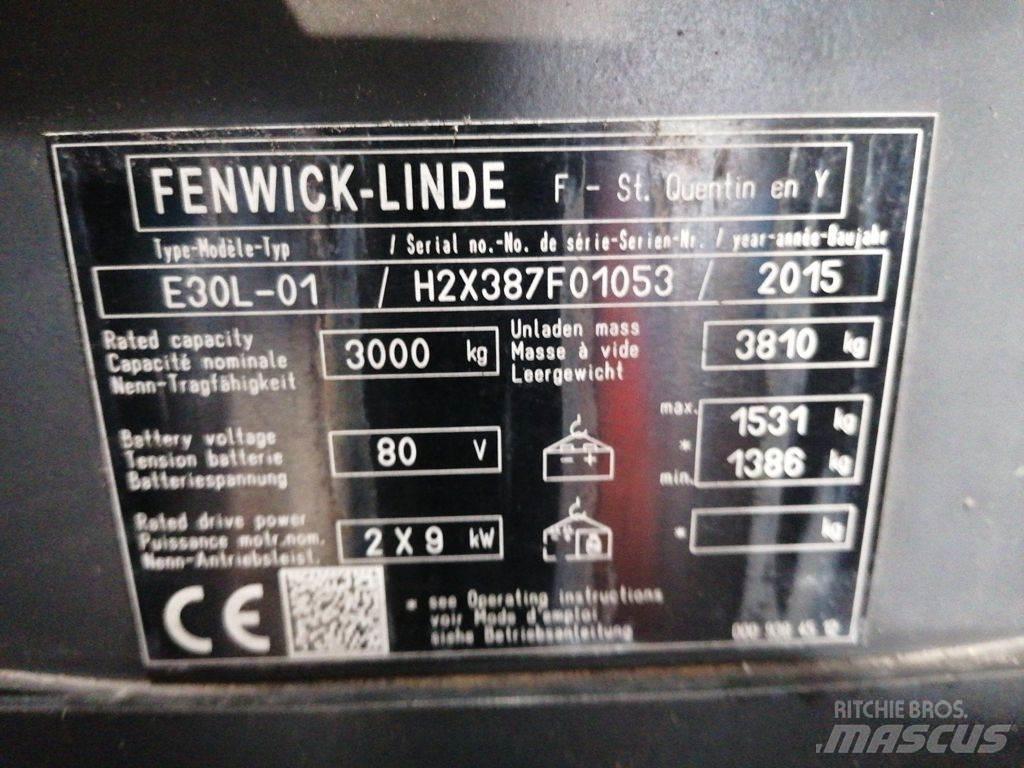 Linde E30L-01 Elektro Stapler