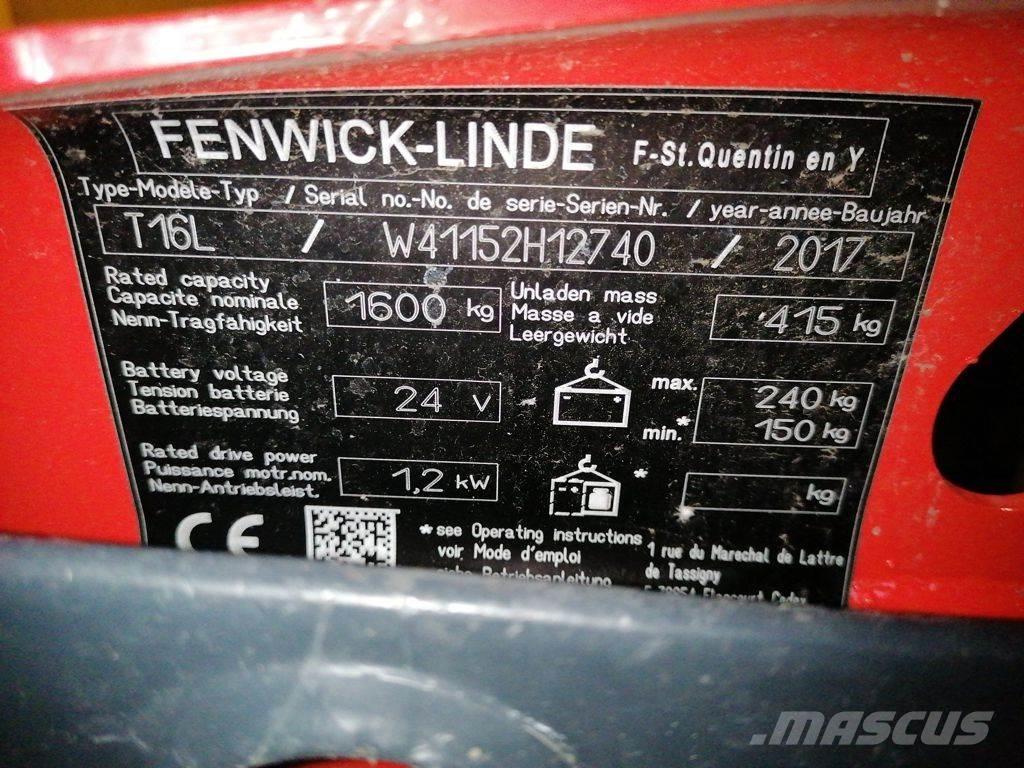 Linde T16L Niedergabelstapler