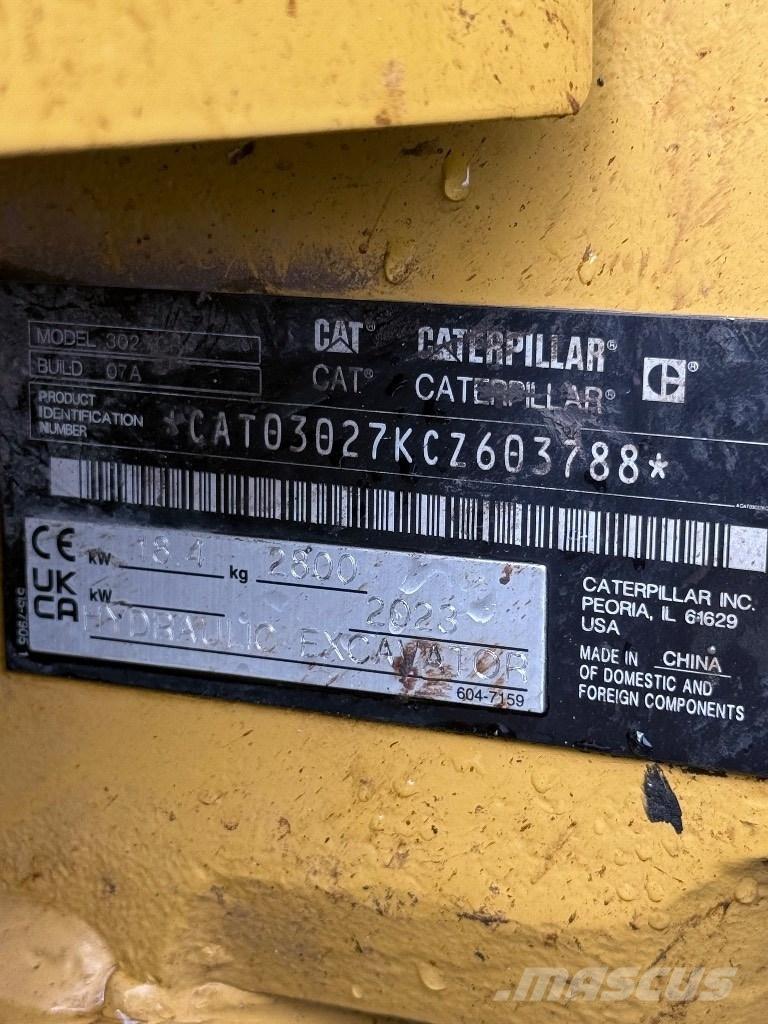 CAT 302.7 CR Minibagger < 7t