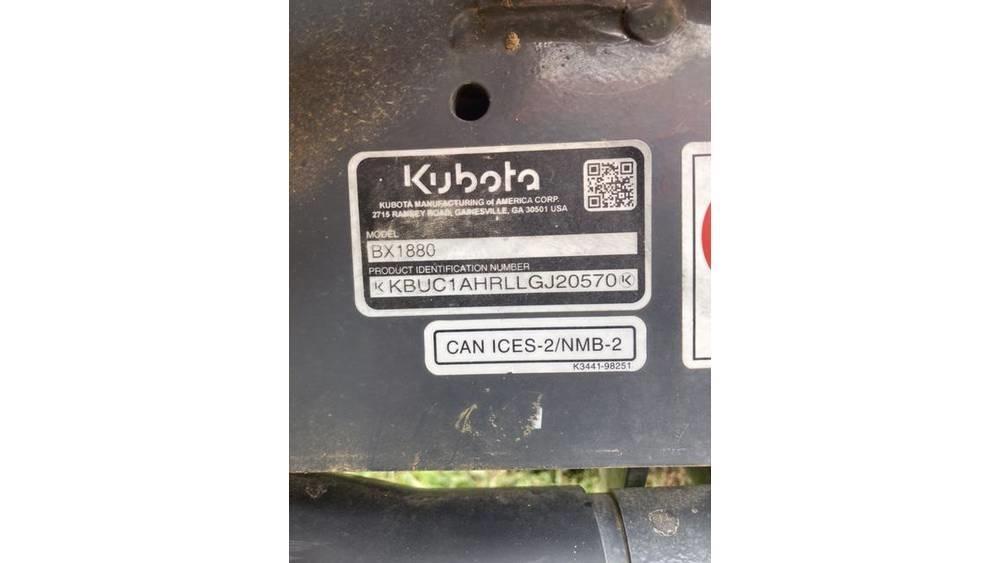 Kubota BX 1880 Traktoren