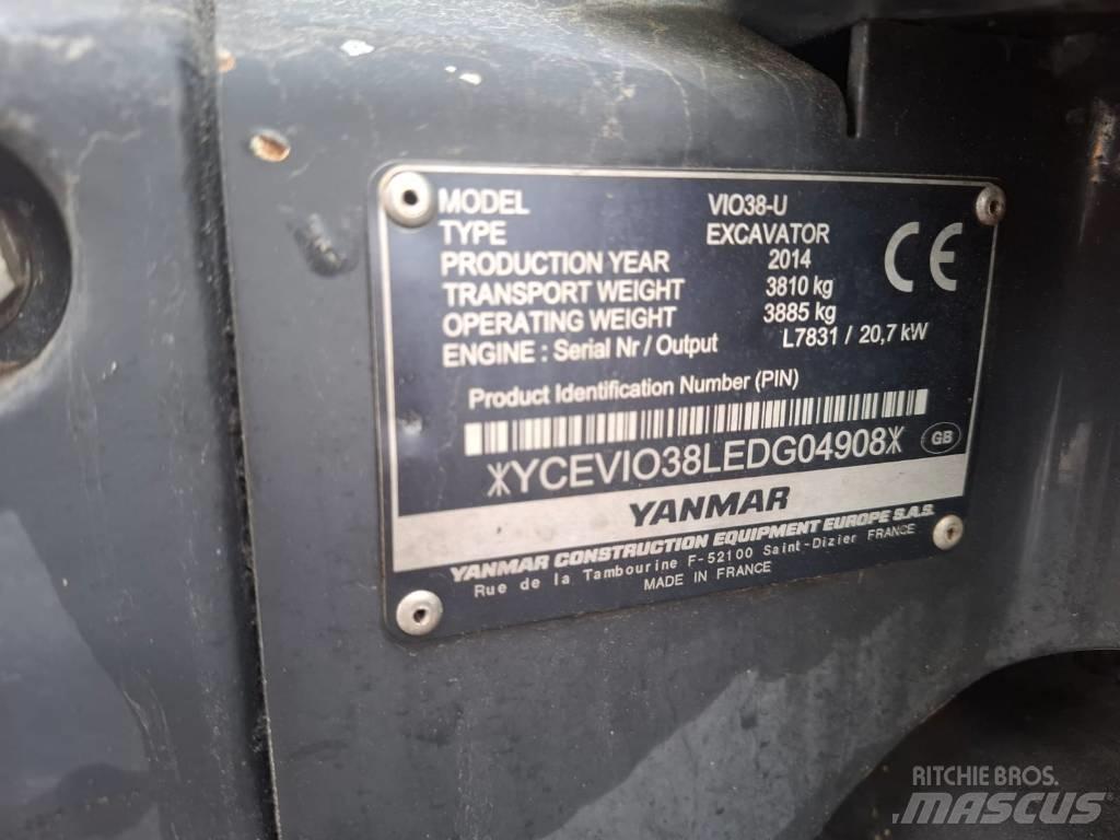 Yanmar Vio 38-U Minibagger < 7t