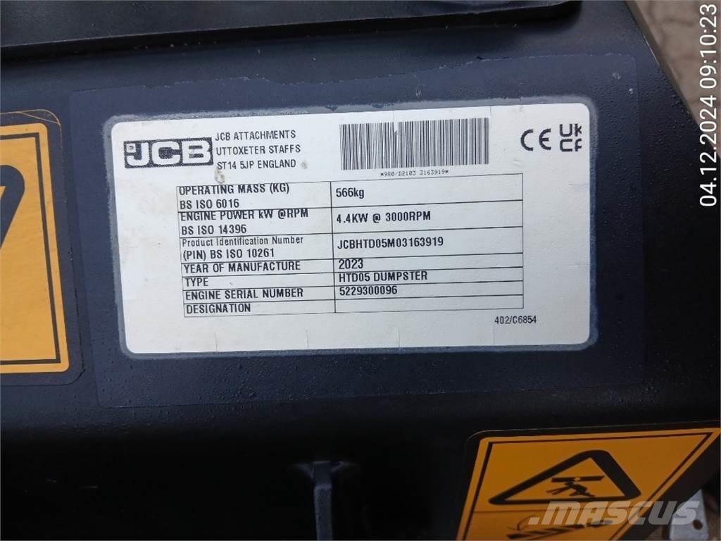 JCB HTD5 mit Tritt Minidumper