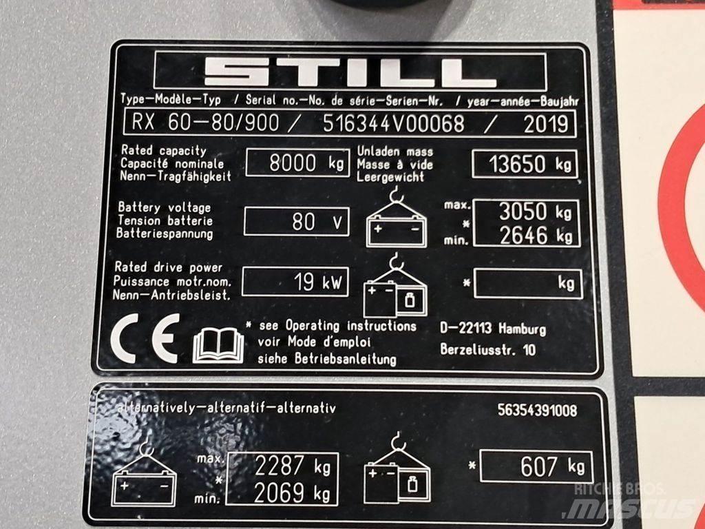 Still RX60-80/900 Elektro Stapler