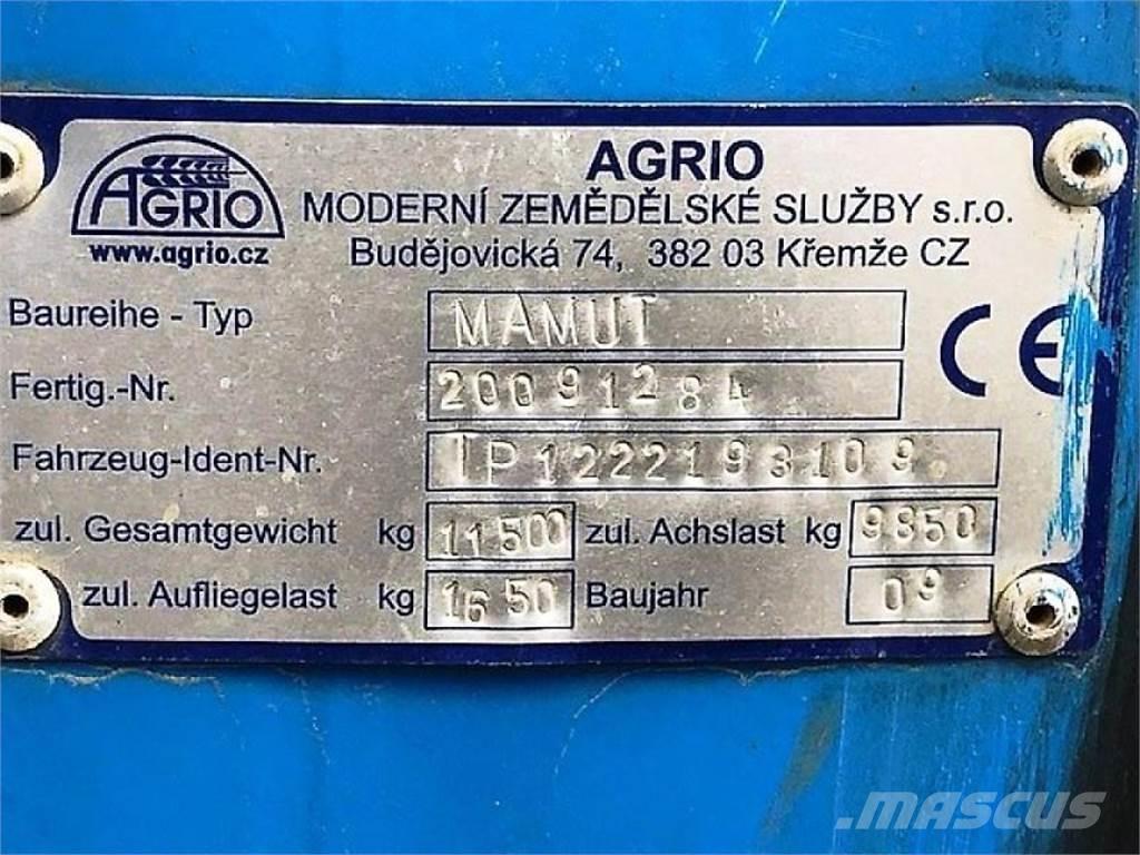 Agrio MAMUT 6036 Anhängespritzen