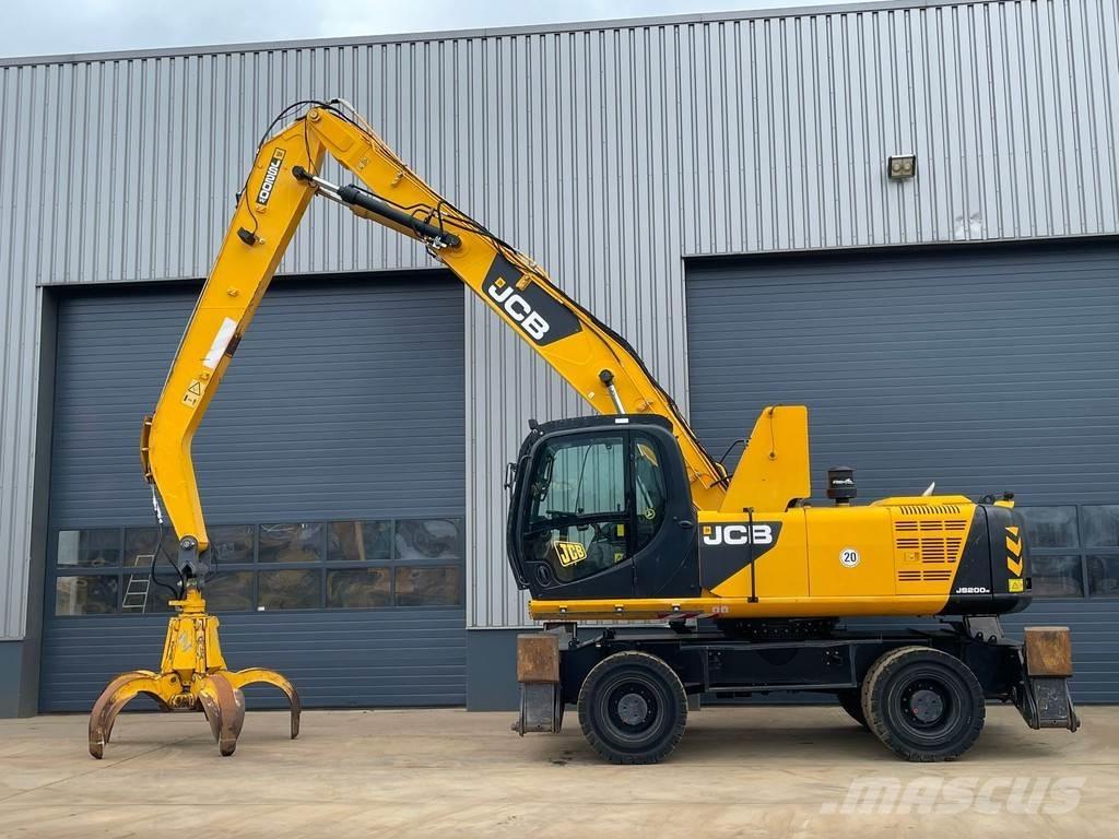 JCB JS200W Materialumschlag