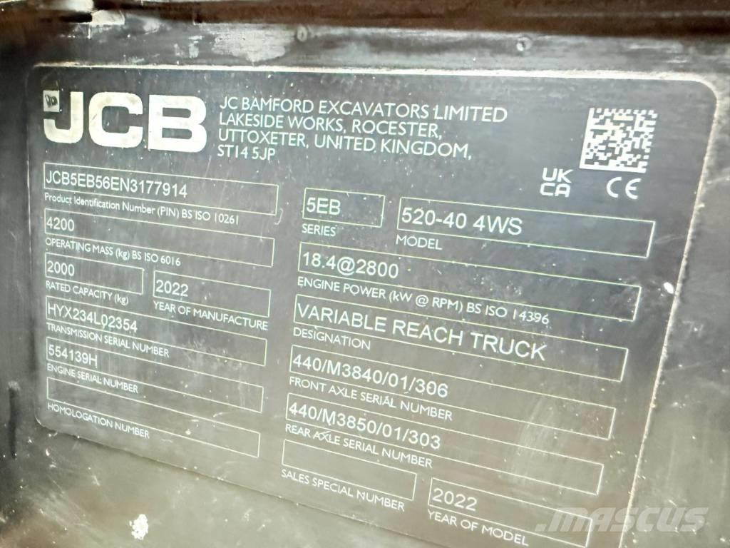 JCB 520-40 Teleskoplader