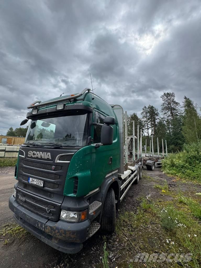 Scania R 500 Holzfahrzeuge