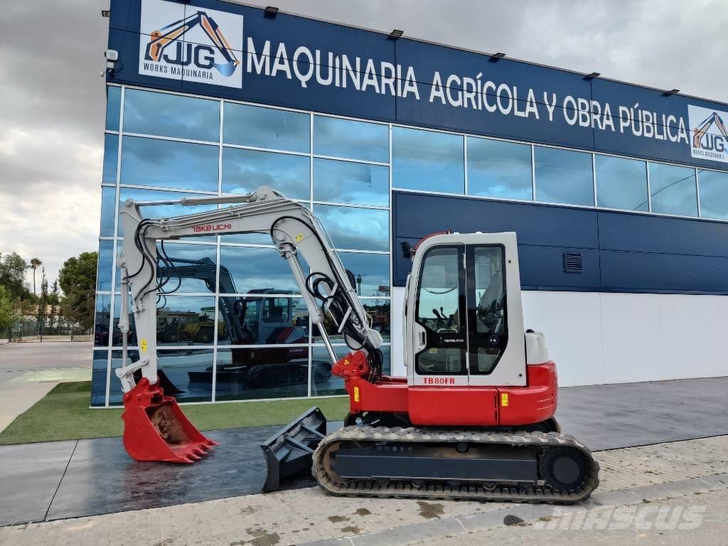 Takeuchi TB 80 FR Midibagger  7t - 12t