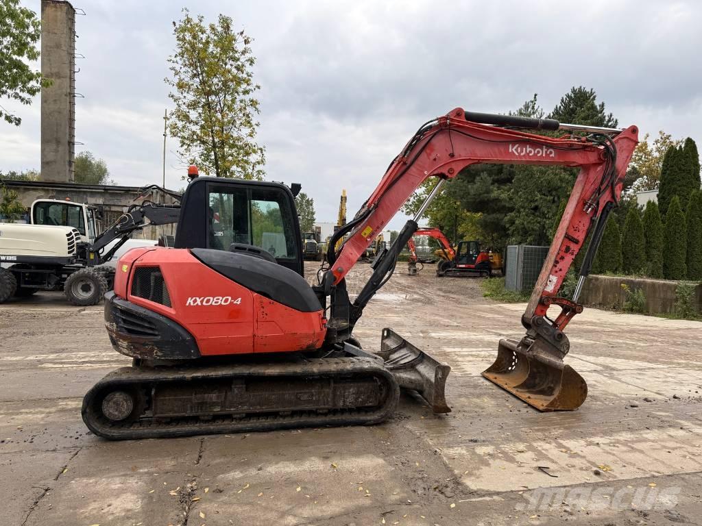 Kubota KX 080-4 Midibagger  7t - 12t