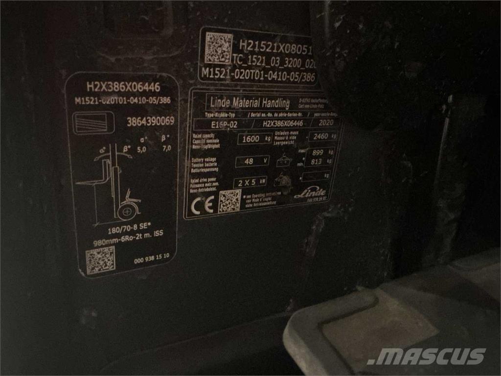 Linde E16P Elektro Stapler