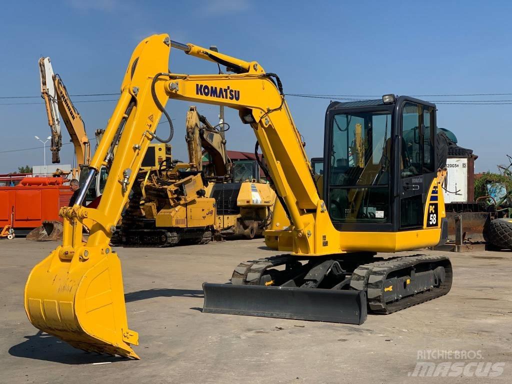 Komatsu PC58-8 Minibagger < 7t