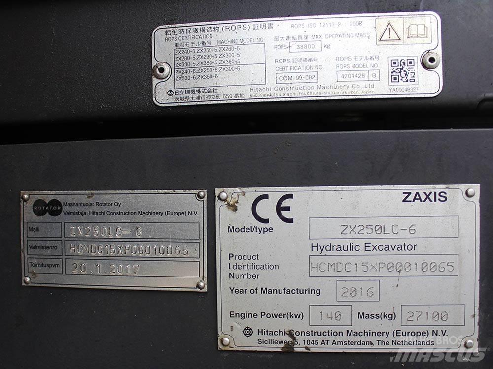 Hitachi ZX 250 LC-6 Raupenbagger