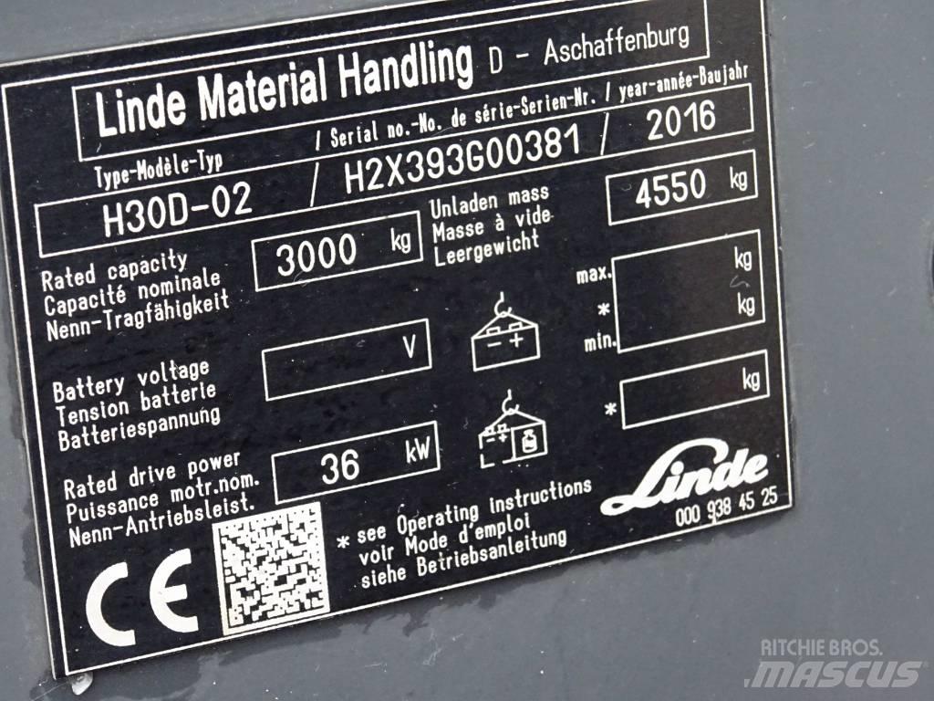 Linde H30D-02 Diesel Stapler