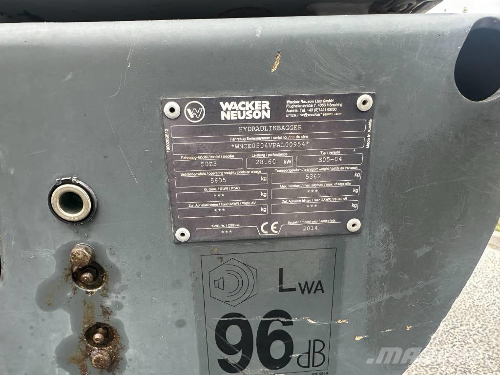 Wacker Neuson 50 Z3 Minibagger < 7t