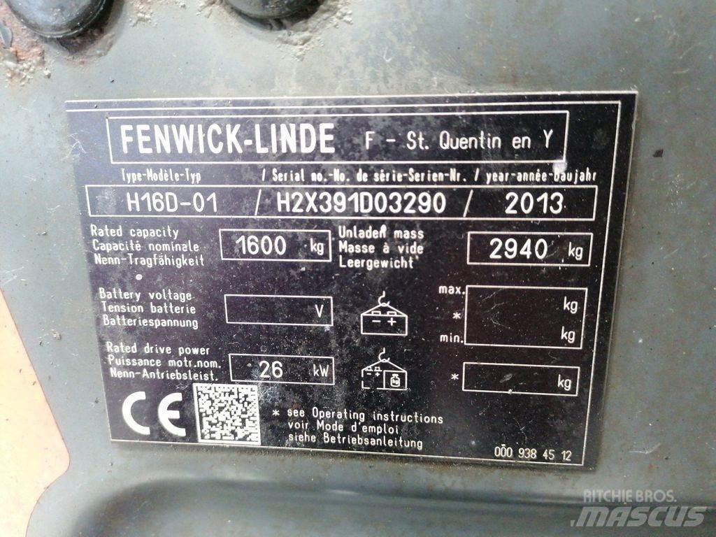 Linde H16D-01 Diesel Stapler