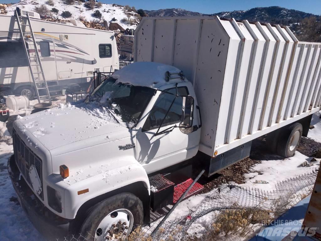 GMC Topkick C 7000 Holztransportanhänger
