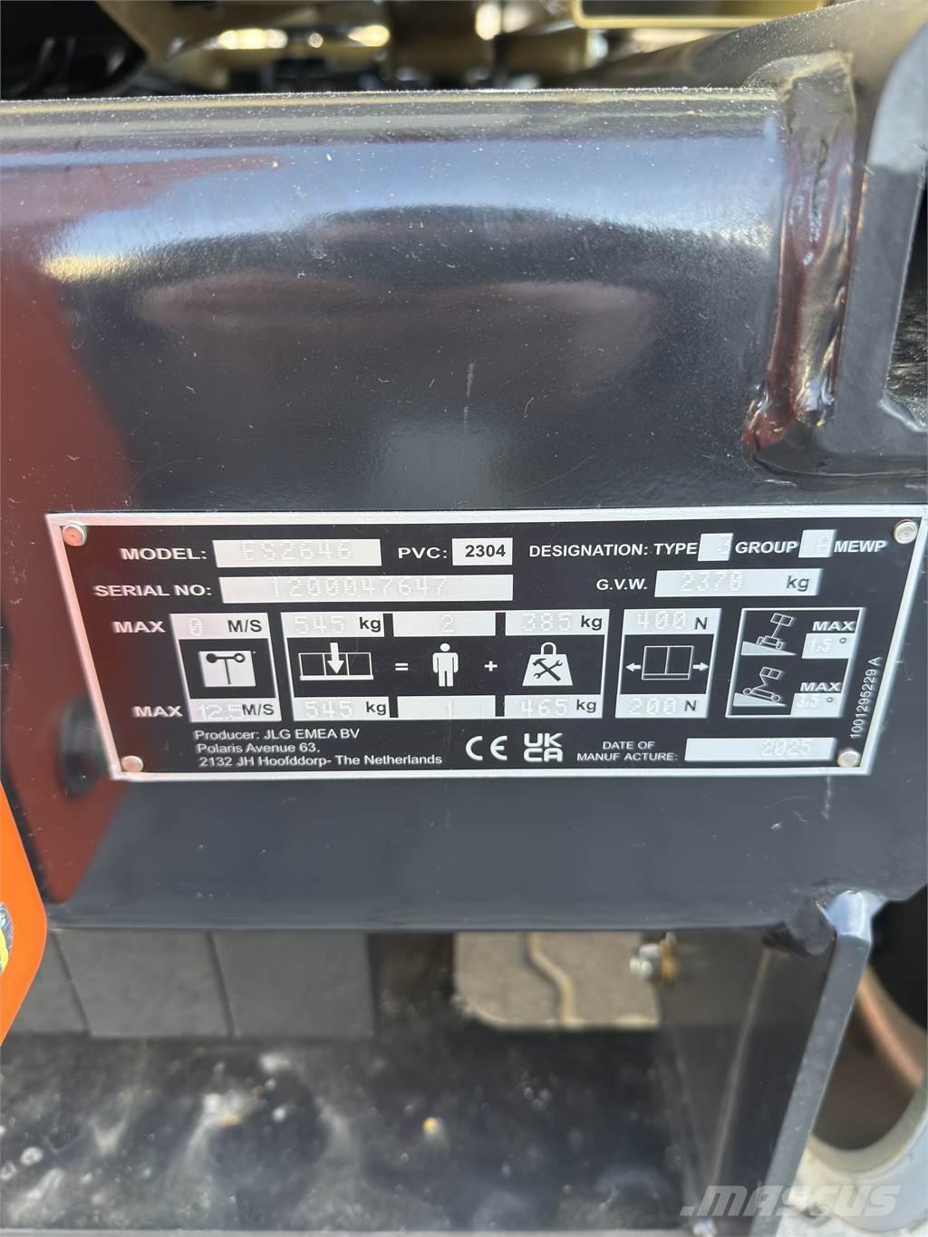 JLG ES2646 Scheren-Arbeitsbühnen