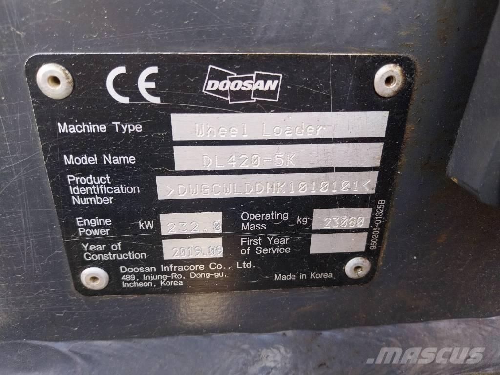 Doosan DL 420CVT-5 Radlader
