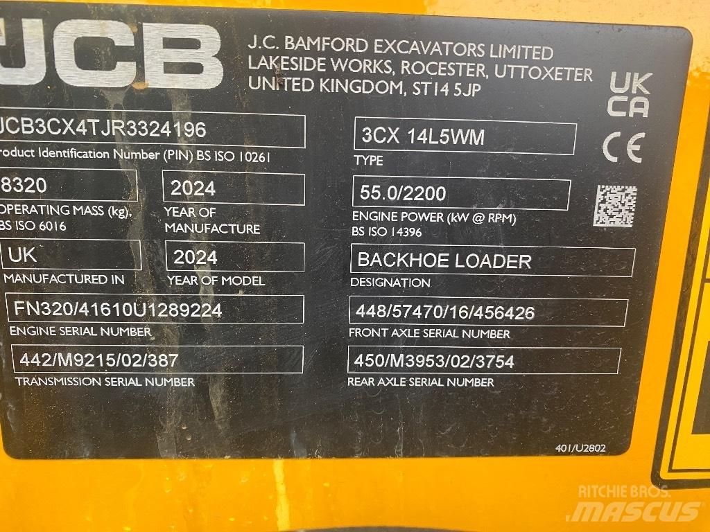 JCB 3 CX 14 Baggerlader