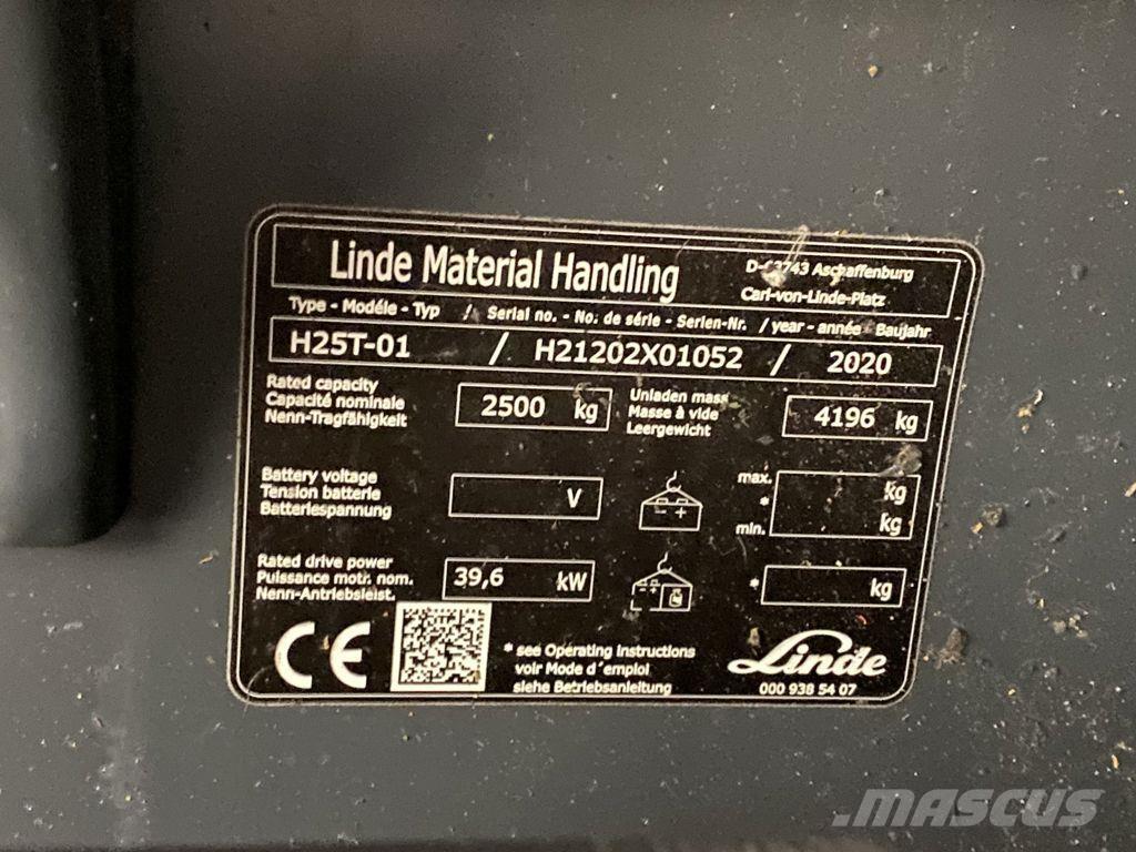 Linde H25T-01 Gas Stapler