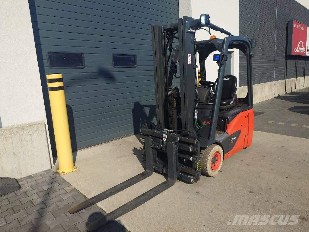 Linde E15/386-02 Elektro Stapler