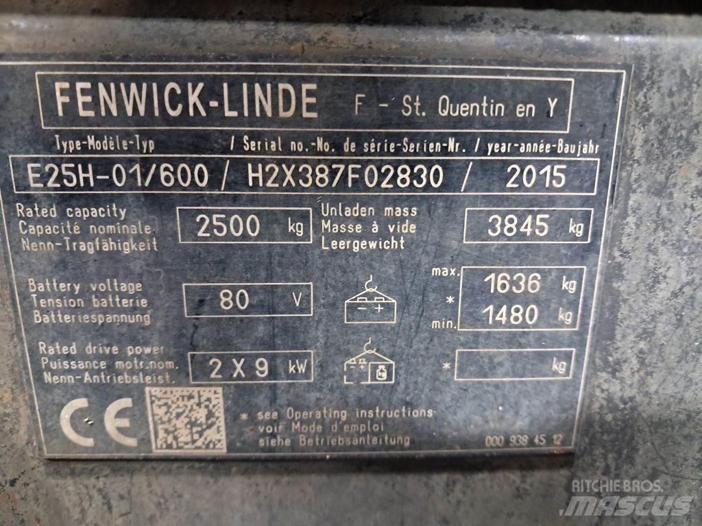Linde E25H-01/600 Elektro Stapler