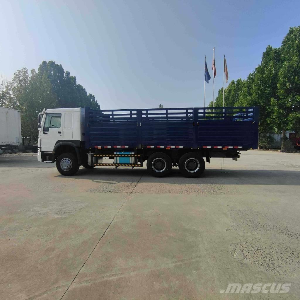 Howo 371 Pritschenwagen/Pritschenwagen mit Seitenklappe