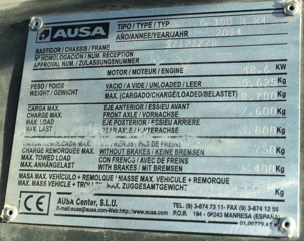 Ausa C 300 H X4 Geländestapler