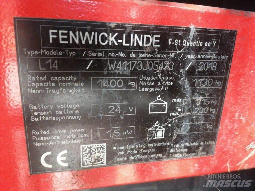 Linde L14 Deichselstapler