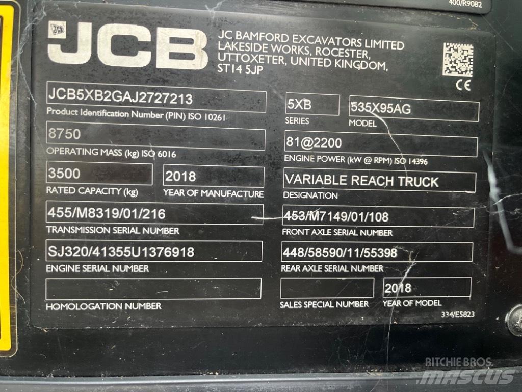 JCB 535-95 Agri Teleskoplader für Landwirtschaft