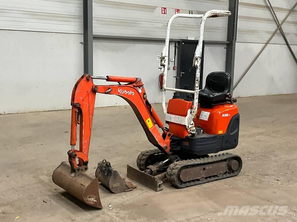 Kubota K 008-3 Minibagger < 7t