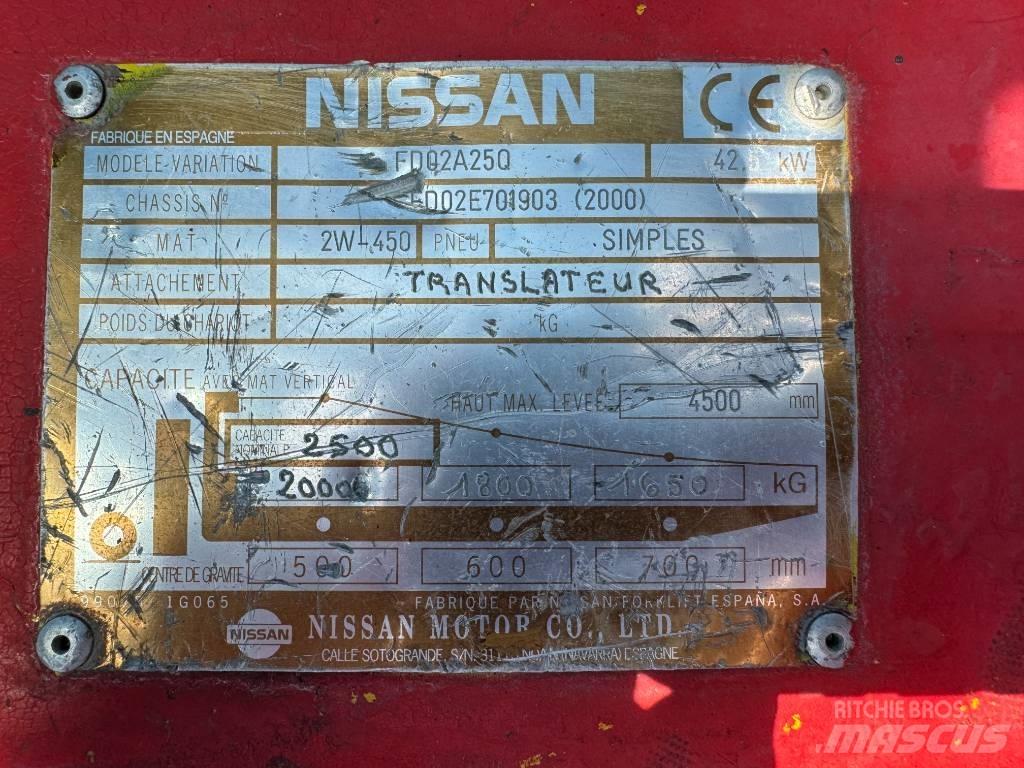 Nissan FD02A25Q Diesel Stapler