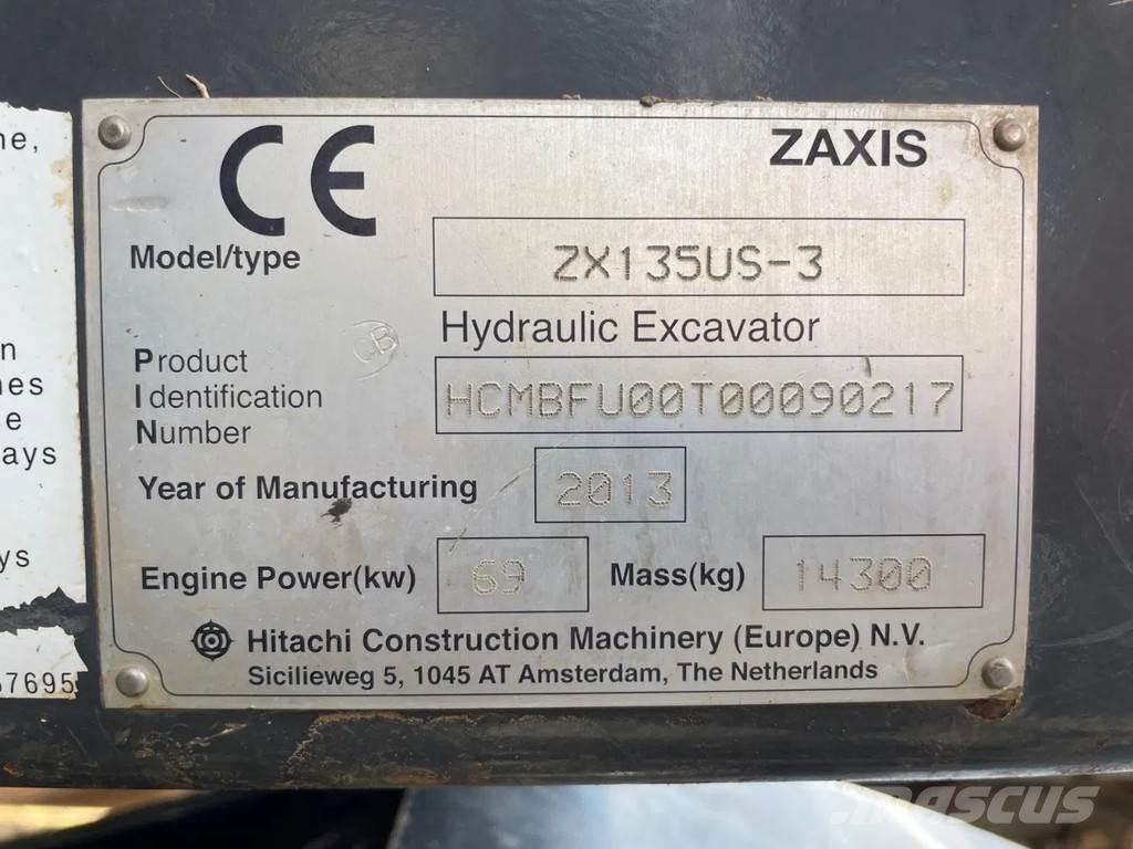 Hitachi ZX135US-3 Raupenbagger